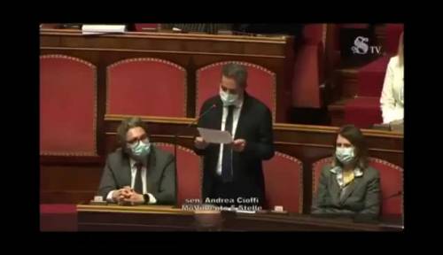 Andrea Cioffi e il glucosio: l'intervento in Senato