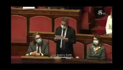 Andrea Cioffi e il glucosio: l'intervento in Senato