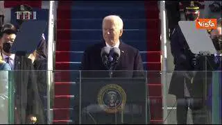 Inauguration Day, Biden: "Questo è il giorno dell'America, della democrazia, della speranza"