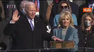 Biden giura come 46esimo presidente degli Stati Uniti d'America