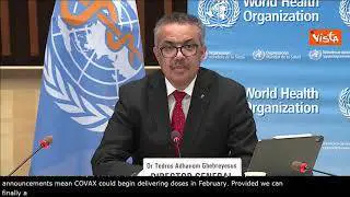 Vaccini, Oms: "Da Pfizer 40 milioni di dosi per programma Covax"