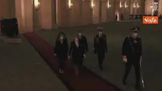 Consultazioni, l'arrivo del presidente della Camera dei deputati Fico al Quirinale