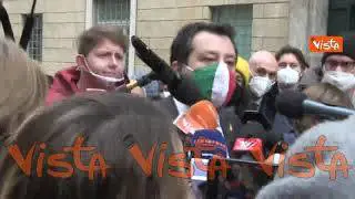 Crisi di Governo, Salvini: “Governo di centrodestra allargato? Sì ma senza Renzi”