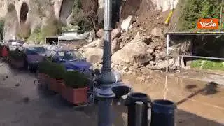 Frana sulla Costiera Amalfitana