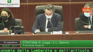 Fontana: "Sfiducia? Ogni nostra azione per il bene dei cittadini"