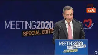 Draghi al Meeting di Rimini ad agosto: "Privare giovani del futuro grave forma di disuguaglianza"