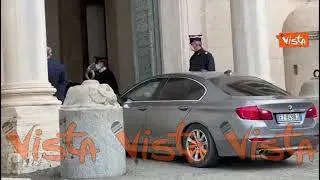 Governo, Mario Draghi arriva in auto al Quirinale