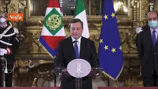 Draghi: "Risorse straordinarie Ue, sguardo a giovani e coesione"