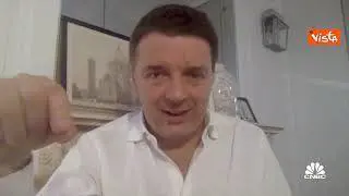 Renzi alla Cnbc: "Draghi premier? The best, the best, the best"