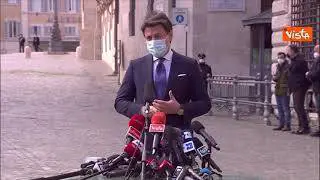 Conte, la dichiarazione integrale del premier uscente da Palazzo Chigi