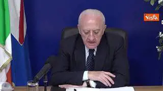 Governo, De Luca: "Con Draghi aria nuova dopo incompetenza"