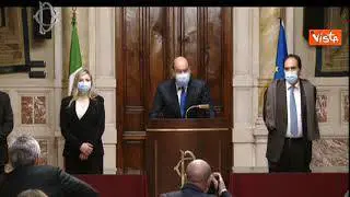 Consultazioni, Zingaretti cita Ciampi: «L'Italia ce la farà»