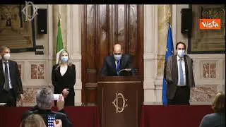 Zingaretti: "Sfida grande, faremo di tutto per aiutare il Paese a vincerla"