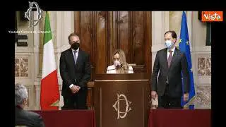 Consultazioni, Meloni: “Draghi al Colle? Prima valutiamolo come presidente del Consiglio”