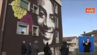 Willy, inaugurato murale di Lucamaleonte per ricordare il ragazzo ucciso a Colleferro