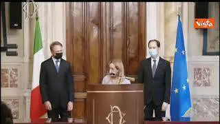 Consultazioni, Meloni: "Con Draghi incontro interessante basato su contenuti, ma no a fiducia"