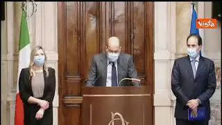 Consultazioni, Zingaretti: "Confermiamo la nostra fiducia a Draghi"