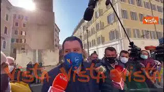 Salvini: "Voto Rousseau? Spero solo facciano in fretta"