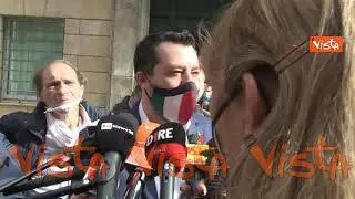 Salvini: “Il mio nome nella squadra di Governo? Deciderà Draghi”