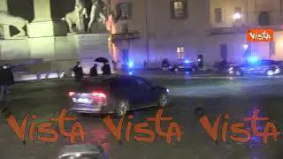 Draghi esce dal Quirinale dopo aver sciolto la riserva sull'incarico di Presidente del Consiglio