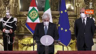 Draghi ha sciolto la riserva, l'annuncio di Zampetti al Quirinale