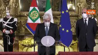 Draghi ha sciolto la riserva, l'annuncio di Zampetti al Quirinale