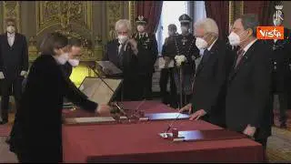 Lamorgese giura per la seconda volta come ministro dell'Interno