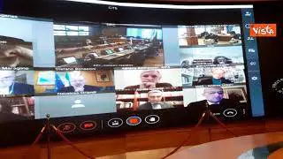 Cts, la riunione con le Regioni e i  Ministri Speranza e Gelmini. Le immagini