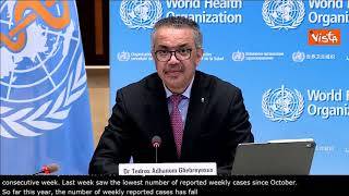 Covid, Oms: "Da inizio 2021 casi dimezzati nel mondo, effetto misure"