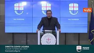 Covid Liguria, Toti: "Dati di oggi confermano situazione di stabilità"