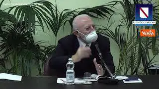 De Luca: "Transizione ecologica? Pacchi vuoti dentro"