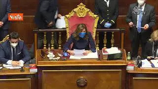 Fiducia al Governo Draghi, con 262 sì e 40 no il Senato approva