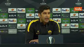 Roma in trasferta a Braga, Fonseca: "Speciale tornare qui"