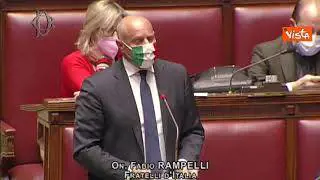 Rampelli a Draghi: "Rispetto alla democrazia da che parte state?" E ricorda Governo Ciampi del '93