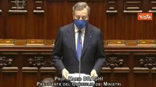 Draghi conclude la replica alla Camera: "Spero condividiate questo sguardo sul futuro"