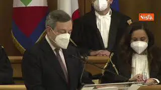 Corte conti, Draghi: "Controllo sia efficiente, intransigente e rapido"