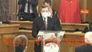 Draghi: “Nostro impegno formare un’amministrazione all’altezza del momento”