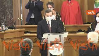 Recovery, Draghi: “Controllo Corte Conti necessario per costruire Ue responsabile e solidale”