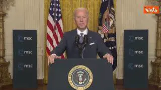 Biden: “Putin cerca di indebolire Europa e Nato, dobbiamo evitare ritorno a Guerra Fredda”
