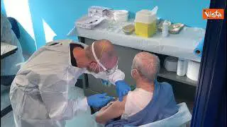 Partita la vaccinazione per gli over 80 in Piemonte, ecco le immagini