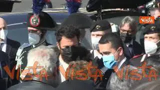 Draghi tra i familiari delle vittime dell’attentato in Congo ai funerali di Stato