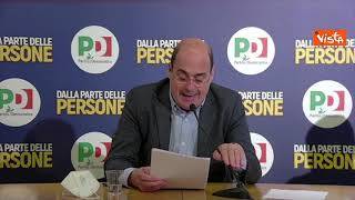 Zingaretti: "Ministri tutti uomini ferita, problema di intero partito, no solo donne"