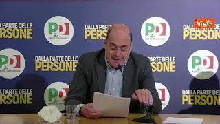 Zingaretti: "Ministri tutti uomini ferita, problema di intero partito, no solo donne"