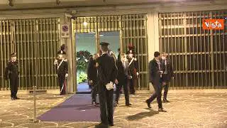 Mario Draghi alla camera ardente di Antonio Catricalà. Le immagini