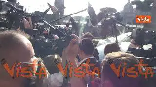 Incontro M5s a Roma, "No commenti", l'uscita di Di Maio, Bonafede e Licheri