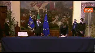 Il giuramento dei sottosegretari alla Difesa Mulè e Pucciarelli