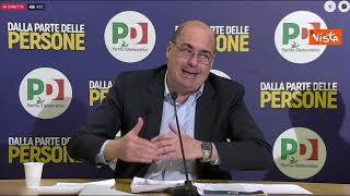 Governo, Zingaretti: “Nostro sostegno leale contro rischi deragliamento”