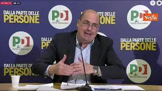 Governo, Zingaretti: “Nostro sostegno leale contro rischi deragliamento”
