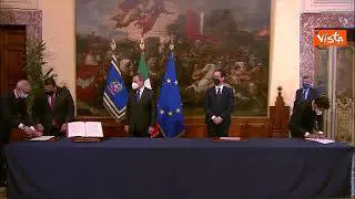 Il giuramento del Sottosegretario all'Economia Claudio Durigon