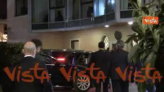 Patti Lateranensi, Draghi esce da Palazzo Borromeo al termine della cerimonia dell’anniversario